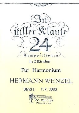 Hermann Wenzel Notenblätter In stiller Klause Band 1