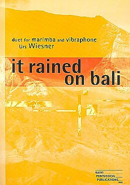 Ruud Wiener Notenblätter It rained on Bali for