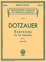 Justus Johann Friedrich Dotzauer Notenblätter Exercises vol.2 for