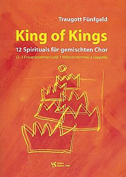 Traugott Fünfgeld Notenblätter King of Kings Band 1 - 12 Spirituals