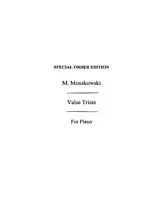 Moritz Moszkowski Notenblätter Valse triste