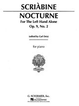 Alexander Skriabin Notenblätter Nocturne op.9,2 for the