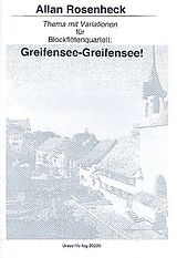 Allan Rosenheck Notenblätter Greifensee-Greifensee!