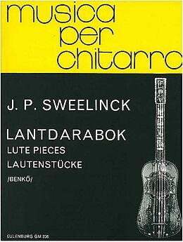 Jan Pieterszon Sweelinck Notenblätter Lautenstücke