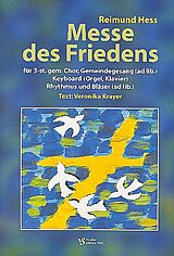 Reimund Hess Notenblätter Messe des Friedens