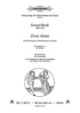 Gerard Bunk Notenblätter 2 Arien