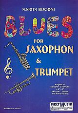 Martin Biscioni Notenblätter Blues for saxophon and trumpet