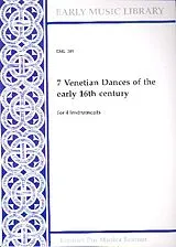  Notenblätter 7 Venetian Dances of the early 16th