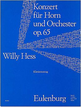 Willy Hess Notenblätter Konzert op.65