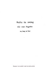 Georg Ter Voert Notenblätter Waltz in Swing