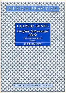 Ludwig Senfl Notenblätter Complete Instrumental Music for