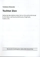 Thomas Pehlken Notenblätter Tochter Zion für 4 Blechbläser