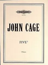 John Cage Notenblätter Five 5