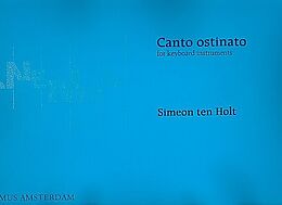 Simeon ten Holt Notenblätter Canto ostinato