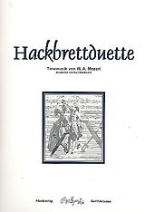 Wolfgang Amadeus Mozart Notenblätter Hackbrettduette