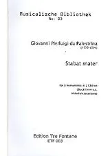 Giovanni Pierluigi da Palestrina Notenblätter Stabat Mater für