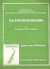 André Jean Dervaux Notenblätter Saxophonissimo