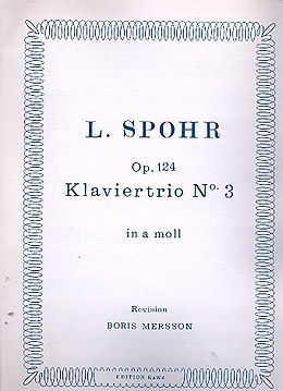 Louis Spohr Notenblätter Trio a-Moll op.124 für Violine