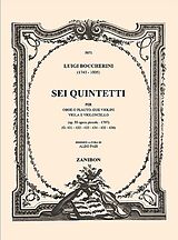 Luigi Boccherini Notenblätter 6 Quintette op.55 G431-436