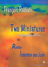 Francois Rabbath Notenblätter 2 Miniatures