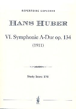 Hans Huber Notenblätter Sinfonie A-Dur Nr.6 op.134