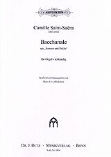 Camille Saint-Saens Notenblätter Bacchanale aus Samson und Dalila