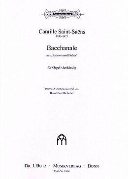 Camille Saint-Saens Notenblätter Bacchanale aus Samson und Dalila
