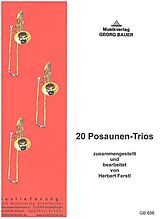  Notenblätter 20 Posaunen-Trios