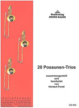  Notenblätter 20 Posaunen-Trios