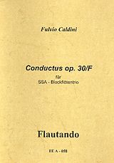 Fulvio Caldini Notenblätter Conductus op.30F