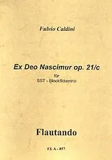 Fulvio Caldini Notenblätter Ex deo nascimur op.21c