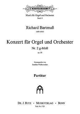Richard Bartmuss Notenblätter Konzert g-Moll Nr.2 op.33
