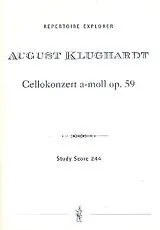 August Klughardt Notenblätter Konzert a-Moll op.59