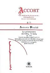 Antonio Vivaldi Notenblätter La primavera für Blockflötenchor