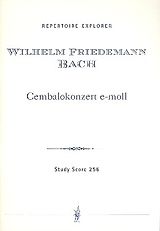 Wilhelm Friedemann Bach Notenblätter Konzert e-Moll für Cembalo