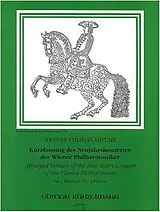 Werner Thomas-Mifune Notenblätter Kurzfassung des Neujahrskonzertes