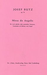 Josef Butz Notenblätter Missa de angelis op.76