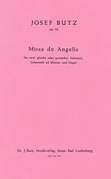 Josef Butz Notenblätter Missa de angelis op.76