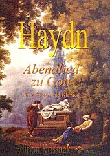 Franz Joseph Haydn Notenblätter Abendlied zu Gott Hob.XXVC-9