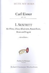 Carl Eisner Notenblätter Sextett g-Moll Nr.1