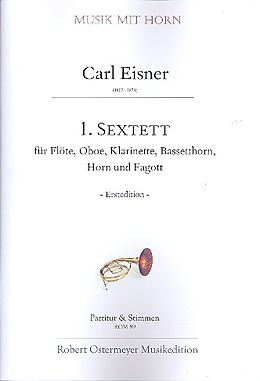 Carl Eisner Notenblätter Sextett g-Moll Nr.1
