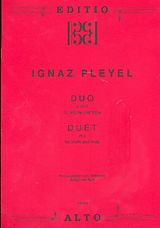 Ignaz Joseph Pleyel Notenblätter Duo a-Moll für Violine und Viola