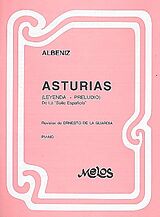 Isaac Manuel Albéniz Notenblätter Asturias para piano