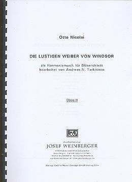 Otto Carl Ehrenfried Nicolai Notenblätter Die lustigen Weiber von Windsor