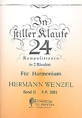 Hermann Wenzel Notenblätter In stiller Klause Band 2
