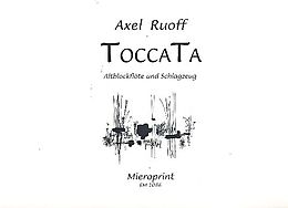 Axel D. Ruoff Notenblätter Toccata für Altblockflöte