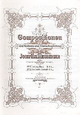 Joseph Hellmesberger Notenblätter Serenade für 3 Violinen und Klavier