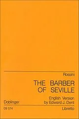 Gioacchino Rossini Notenblätter The barber of Seville
