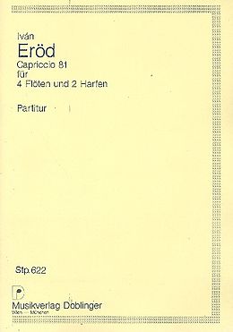 Ivan Eröd Notenblätter Capriccio 81 für 4 Flöten