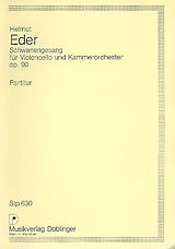 Helmut Eder Notenblätter Schwanengesang op.90 für